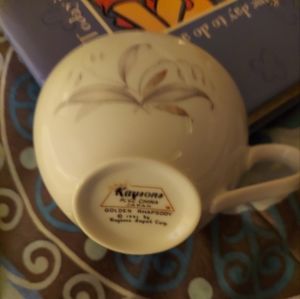 Kaysons Golden Rhapsody Fine China- Bread Plates